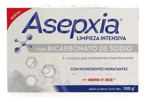 Jabón en Barra Asepxia con Bicarbonato para Piel Grasa, Hipoalergénico - Imagen 5