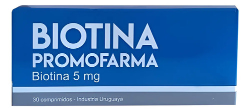 Biotina Promofarma 5 Mg 30 Comp Sabor Sin Sabor