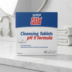 Tabletas Limpiadoras Super Fittydent Para Prótesis 32 Unid.