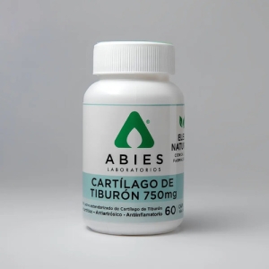 Cartílago De Tiburón Abies 750mg 60 Cápsulas Suplemento Nutricional
