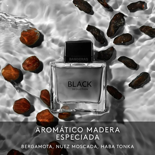 Perfume Banderas Black Seduction Edt 200ml Masculino - Imagen 3