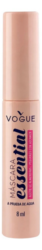 Máscara De Pestañas Vogue Essential 8 Ml A Prueba De Agua Negro