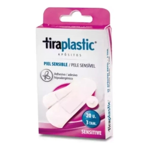 Curita Tiraplastic Apósitos 3 Tamaños Piel Sensible X20un