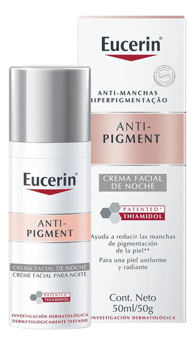 Crema De Noche Eucerin Anti-pigment 50ml 30+ Años Todo Tipo De Piel Noche - Imagen 2