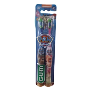 Cepillo De Dientes Infantil Paw Patrol Gum X2 Azul