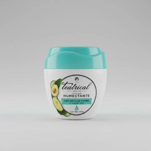 Crema Facial Humectante Teatrical Células Madre Aguacate 200 Todo Tipo De Piel Día - Imagen 3