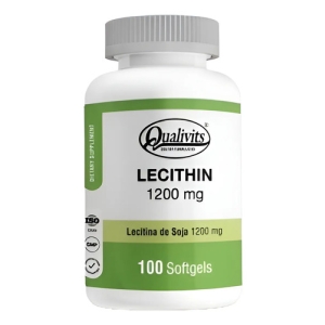 Qualivits Lecithin 1200mg  X 100 Cápsulas Sin Sabor