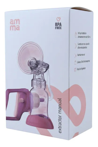 Extractor De Leche Materna Manual Amma - Imagen 3