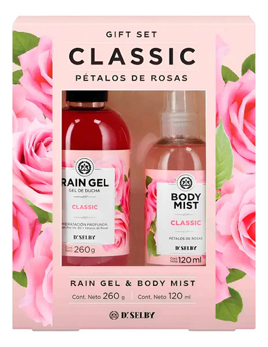 Set Gel De Ducha Rain Gel 260 G + Body Mist 120 Ml Sangar