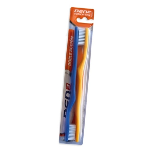 Den3 Cepillo Dental Doble Acción X 2 Sangar Blanco Con Azul