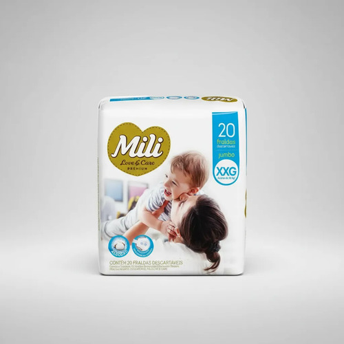 Pañales Descartables Mili Love & Care Xxg 20 Unidades Extra Extra Grande (xxg) - Imagen 3