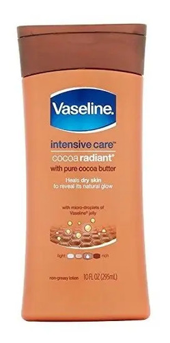 Vaseline Locion Cuidados Intensivos Cacao Radiante 298gr - Imagen 2
