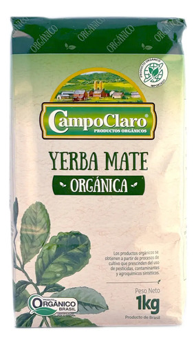 Yerba Organica Campo Claro 1 Kg
