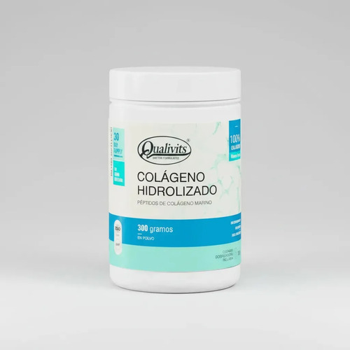 Colágeno Hidrolizado Qualivits En Polvo 300g Libre De Gluten Y Lactosa - Imagen 6