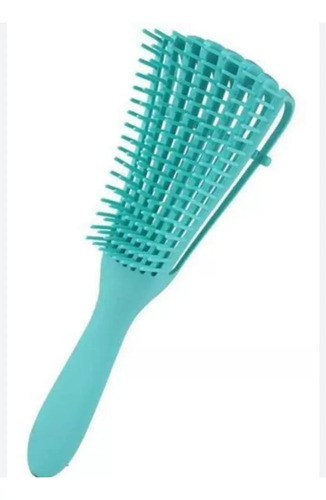 Cepillo Desenredante Para Cabello Rizado. Colores Sangar Turquesa - Imagen 2