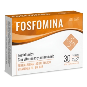 Fosfomina Vitaminas  X 30 Cápsulas Sin Sabor