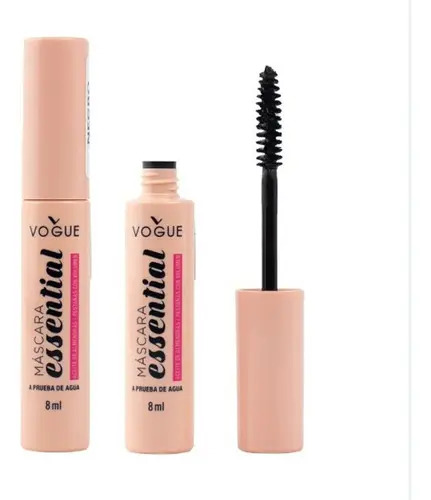 Máscara De Pestañas Vogue Essential 8 Ml A Prueba De Agua Negro - Imagen 3