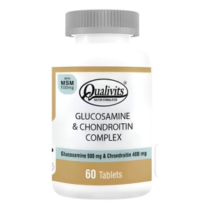 Qualivits Glucosamine 500mg Chondroitin 400mg Complex 60caps Natural