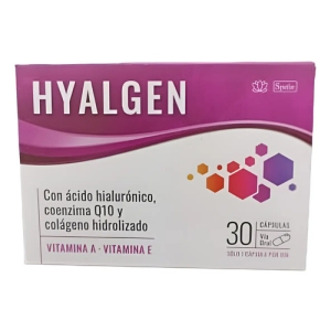 Hyalgen X 30 Caps Acido Hialuronico, Q10,colageno