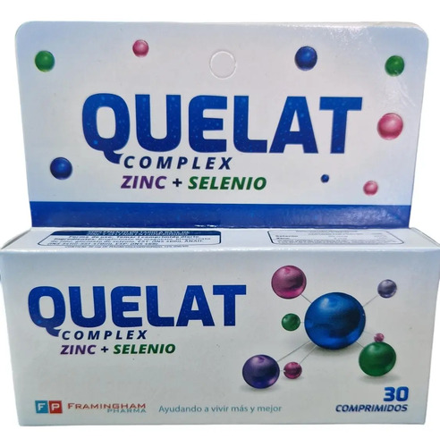 Suplemento Dietetico Quelat Complex 30 Comprimidos Sangar Original - Imagen 2