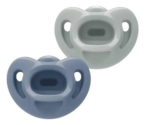 Chupete Nuk Silicona First Choice Soft 0-6 Meses X2 Verde/azul 0-6 Meses