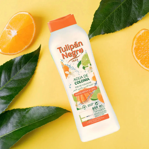 Agua De Colonia Familiar Tulipán Negro 800 Ml Mandarina Lima - Imagen 2