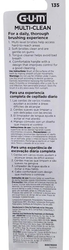 Cepillo De Dientes Gum Multi Clean Varios - Imagen 2