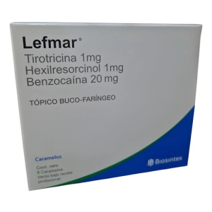 Caramelos Antibioticos Lefmar X9 Caramelos Mentol