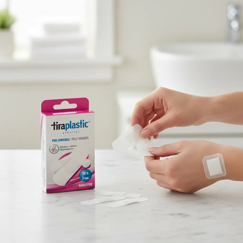 Curita Tiraplastic Apósitos 3 Tamaños Piel Sensible X20un - Imagen 2