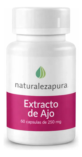 Antihipertensivo Natural Extracto De Ajo Garlic X 60 Presion Sin Sabor