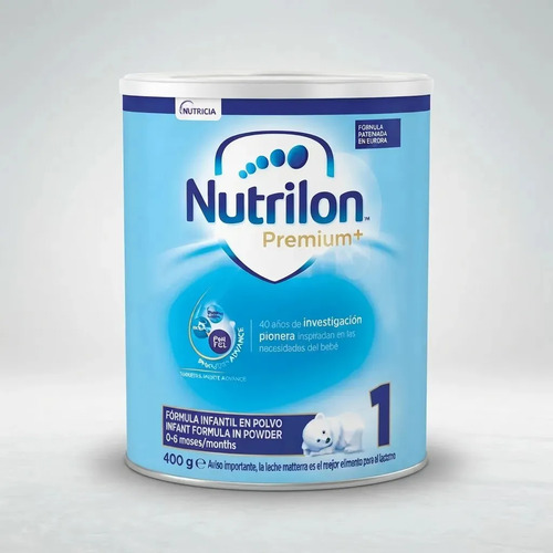 Leche En Polvo Nutrilon Premium 1 Sin Gluten 400g Para Bebés 0-6 Meses - Imagen 5