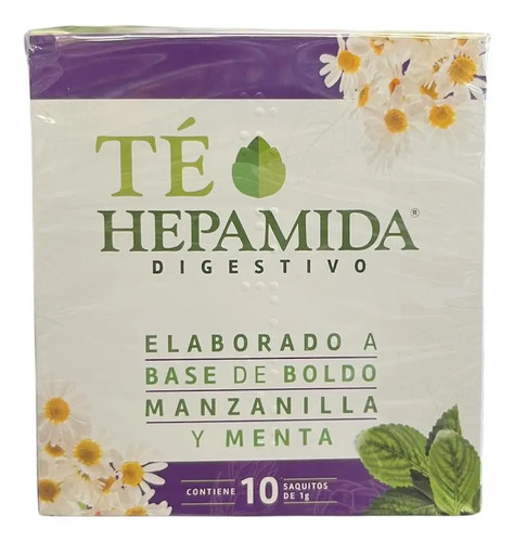Te Hepamida Digestivo Natural 10 Saquitos Sangar