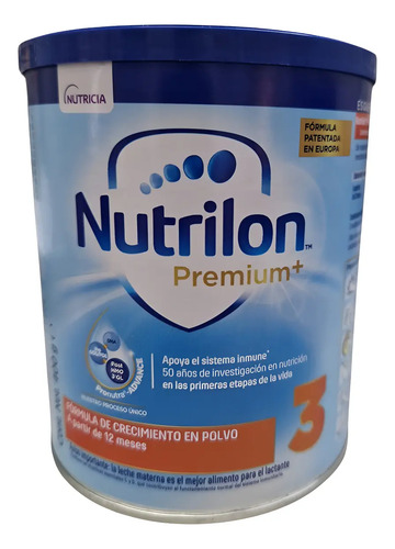 Nutrilon Premium 3 Polvo 400g Lata Sin Gluten Sin Sabor