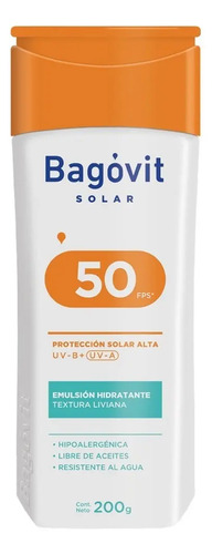 Protector Solar Bagóvit Family Care Fps 50 Para Todo Tipo De Piel