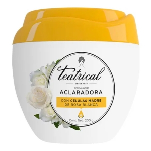 Crema Facial Aclaradora Teatrical Células Madre Día/noche Para Todo Tipo De Piel De 200ml/200g 25+ Años