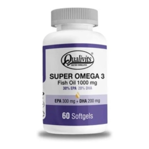 Qualivits Super Omega 3 X 60 Cápsulas Sin Sabor