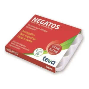 Negatos® X 9 Caramelos - Antiséptico Expectorante