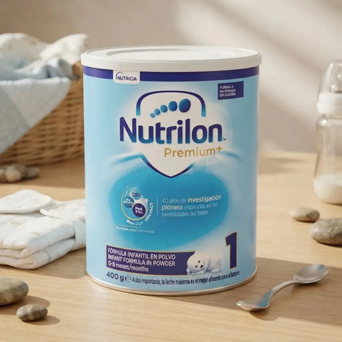 Leche En Polvo Nutrilon Premium 1 Sin Gluten 400g Para Bebés 0-6 Meses - Imagen 2