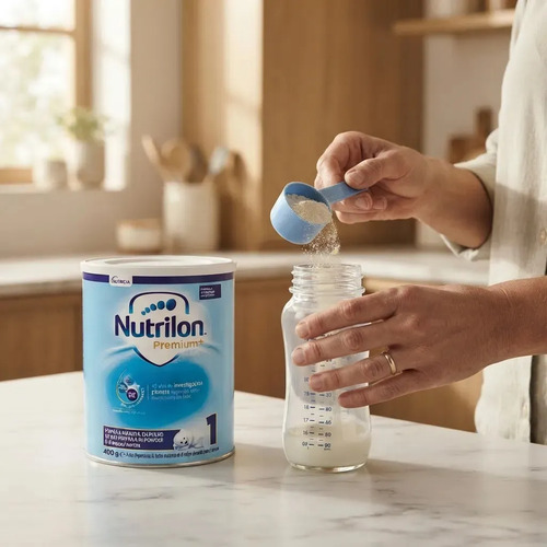Leche En Polvo Nutrilon Premium 1 Sin Gluten 400g Para Bebés 0-6 Meses - Imagen 3