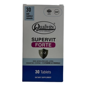 Qualivits Super Vit Forte A-z 30 Tabletas Sin Sabor