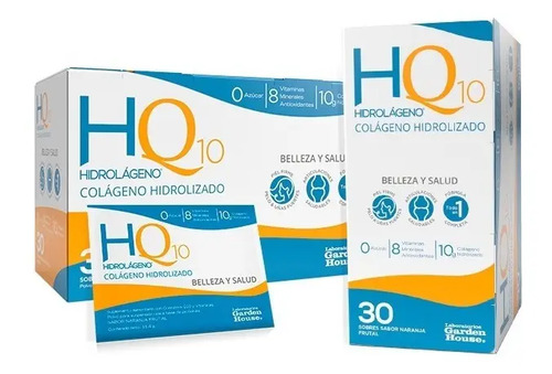 Colágeno Hidrolizado Polvo Q10 Hidrolageno Coenzima Suplemento Vitamínico - Imagen 2