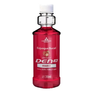 Enjuague Bucal Diario Den3 Frutilla 310 Ml Sangar