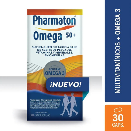 Pharmaton Omega 50+ De 30 Capsulas - - Imagen 3