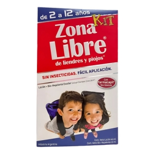 Zona Libre Kit : Locion + Bio Repelente Escolar 60 + 20 Ml