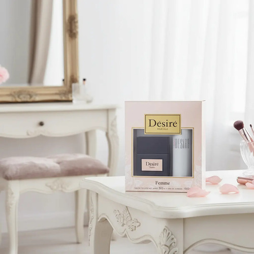 Perfume Desire Femme 50ml + Desodorante 150ml - Imagen 3