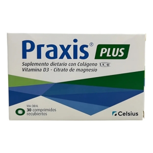Praxis Plus Colageno Vitamina D3 Citrato De Magnesio X30un Sin Sabor