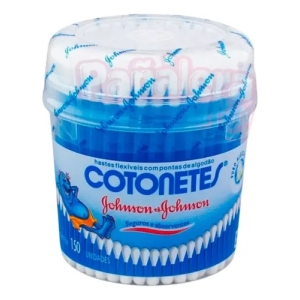 Bastoncillos Flexibles Johnson & Johnson Para Algodón, 150 Unidades