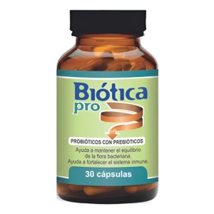 Biotica Pro X 30 Capsulas Probioticos + Prebioticos Sin Sabor