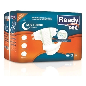 Pañales Para Adultos Ready Nocturno Grande X 24 u Grande