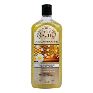 Shampoo Tío Nacho Aclarante Con Jalea Real. Botella Con 415ml.